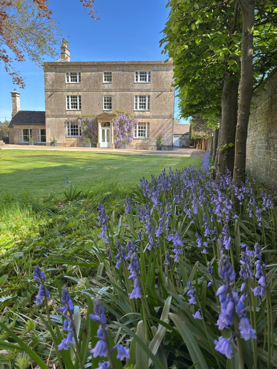 Property building, Spring, Garden view
