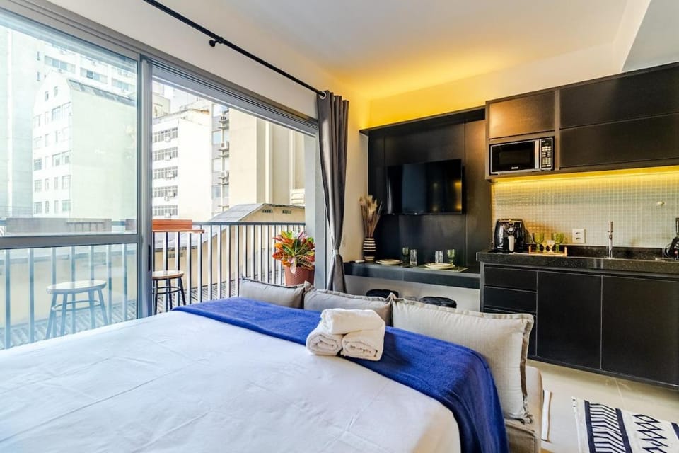 C313. Sua casa na Consolação, pertinho do COPAN, Casa do Porco e Bar da Dona Onça Apartment in Sao Paulo City