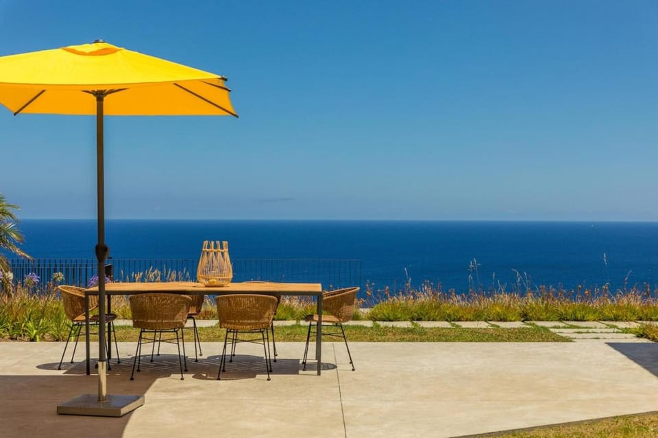 Patio, Dining area, Sea view