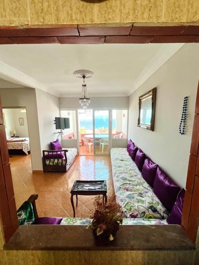 Seafront Apartment, Mediterranean Charm, Gibralter View, Tangier - Oued Alien Apartment in Tangier-Tétouan-Al Hoceima