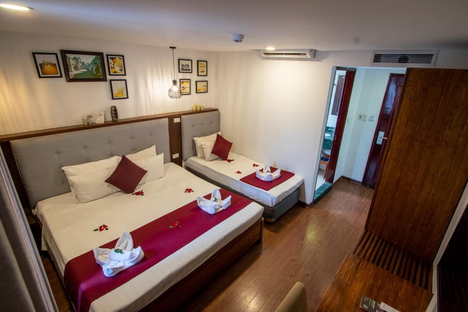 Bed, air conditioner