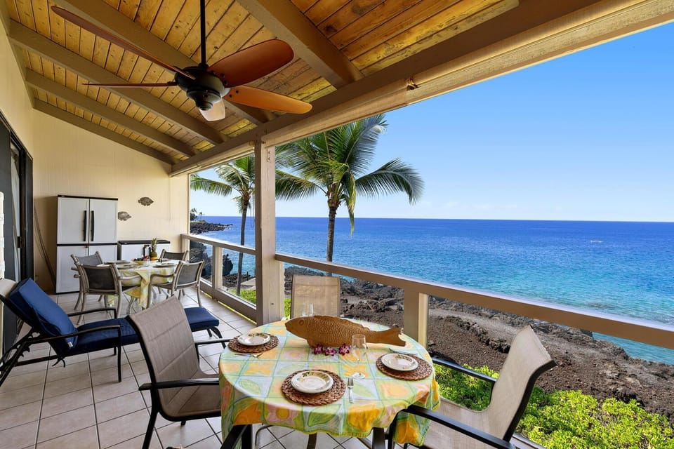 KKSR#1304 Direct Oceanfront Top Floor unit House in Big Island