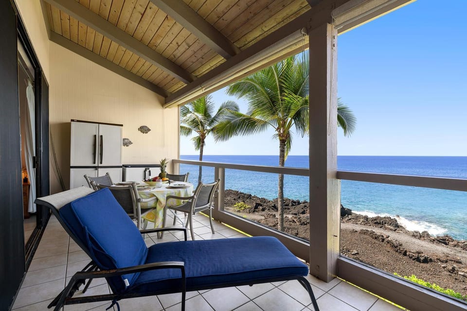 KKSR#1304 Direct Oceanfront Top Floor unit House in Big Island