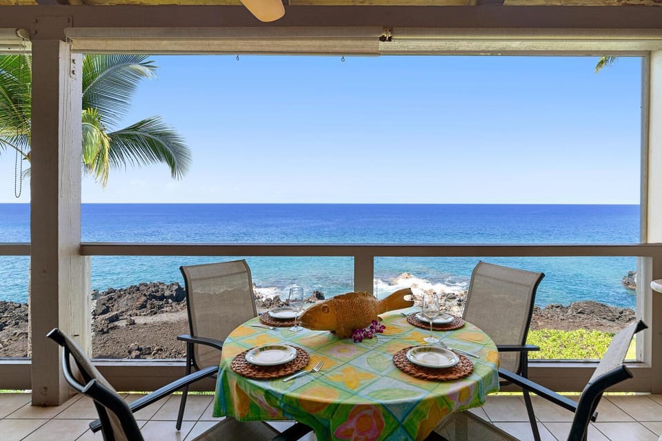 KKSR#1304 Direct Oceanfront Top Floor unit House in Big Island