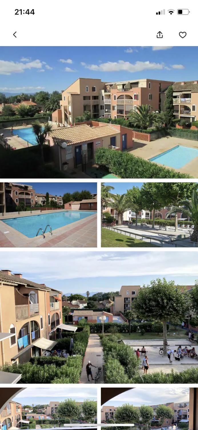 Appartement climatisé à Canet Plage Apartment in Canet-en-Roussillon