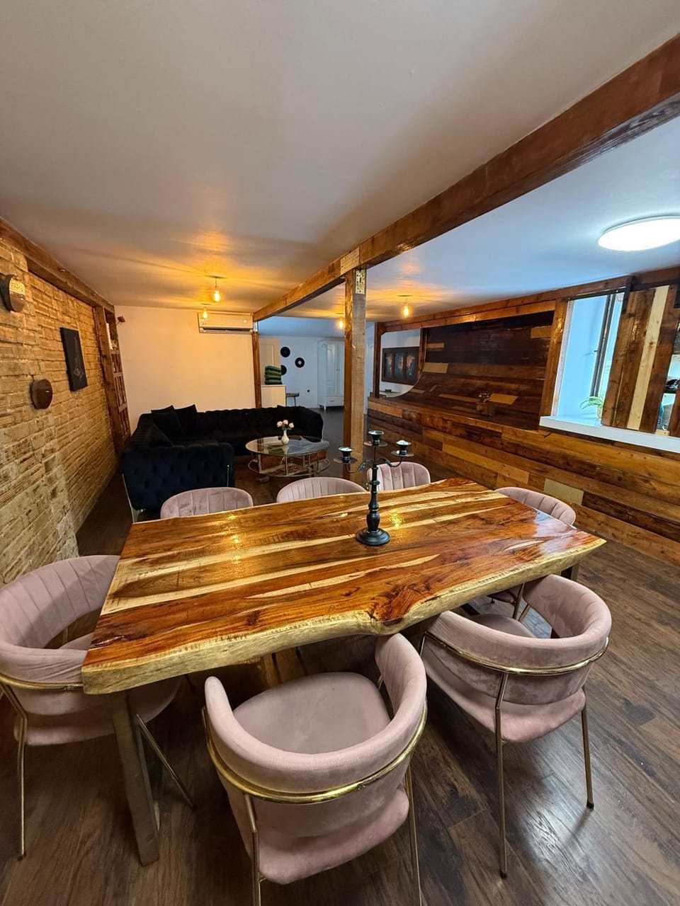 Living room, Seating area, Dining area