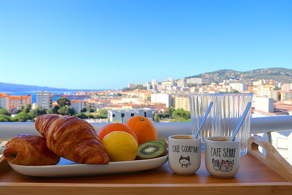Food, City view, Sea view