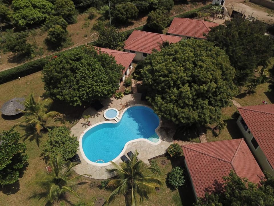 Bird's eye view, Pool view
