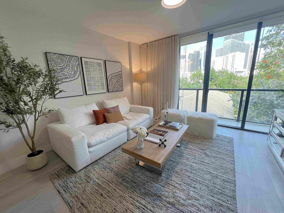 Designer Living in Brickell Apartment in Brickell
