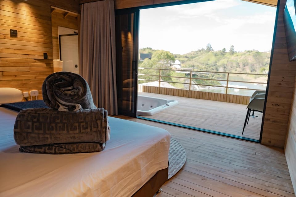 View (from property/room), Balcony/Terrace, Photo of the whole room, Bedroom