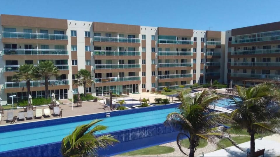 Apt p 6 pessoas pé na areia com vista Mar Apartment in Fortaleza