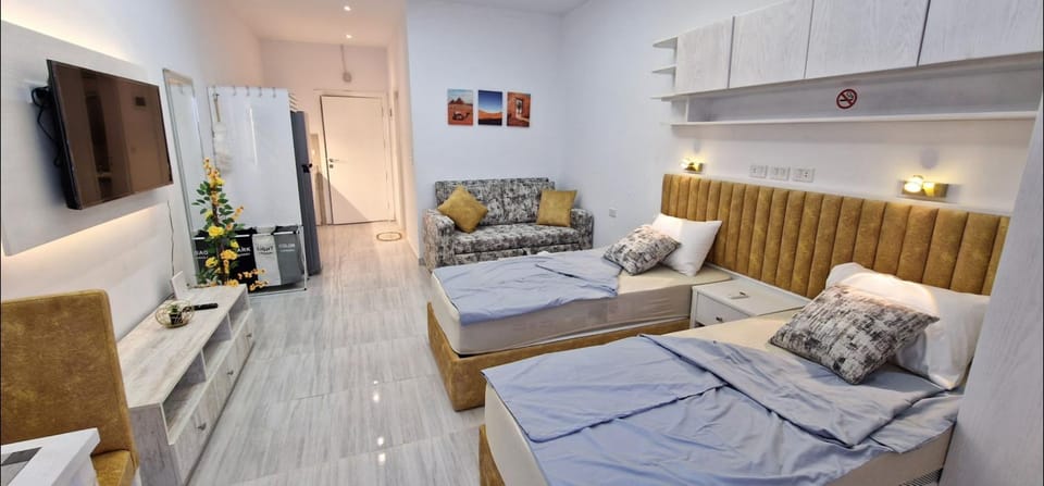 Hurgada New studio in Avenue on Mamsha -private beach&pool Apartment in Hurghada