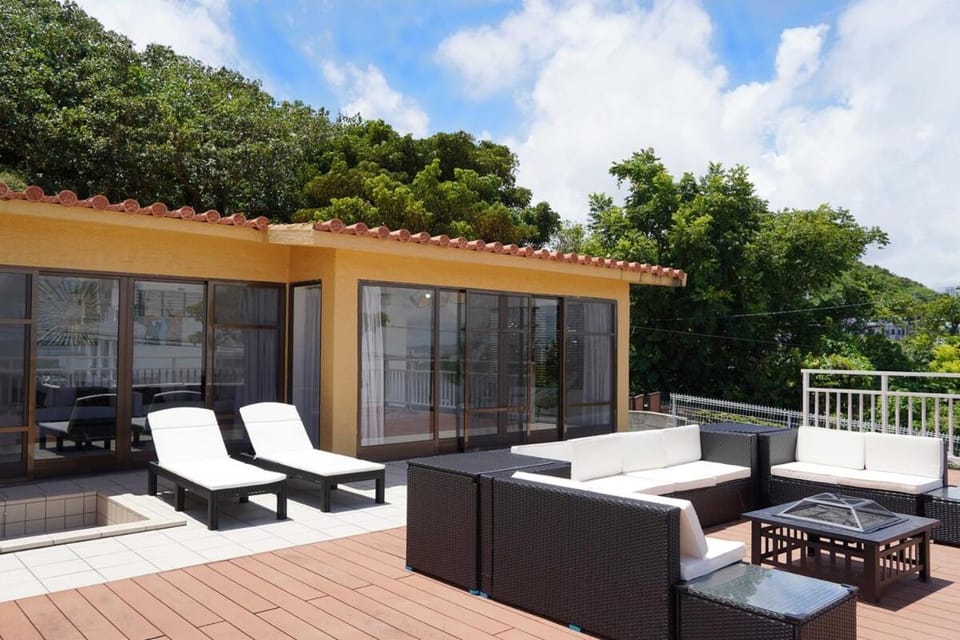 Property building, Day, View (from property/room), Balcony/Terrace, sunbed