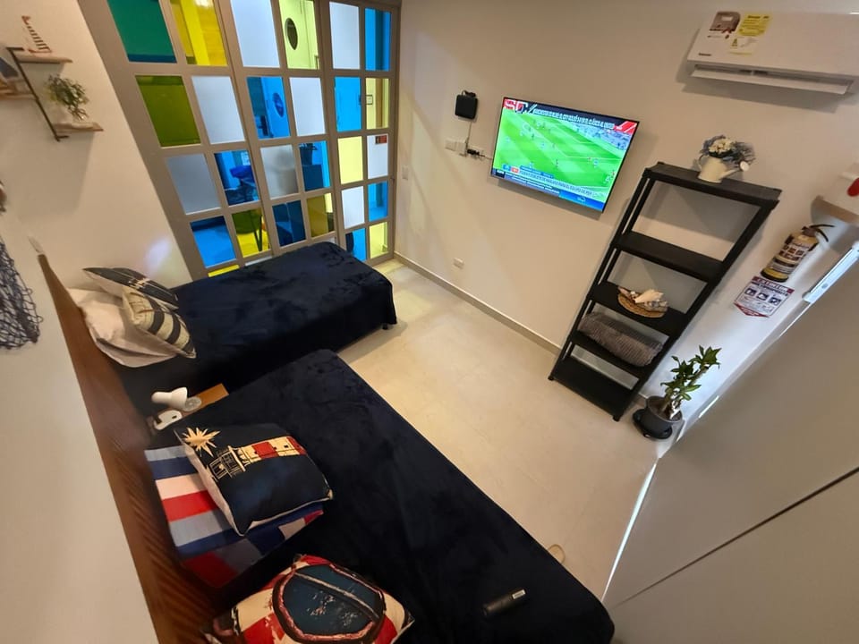 Bed, Living room, Bedroom