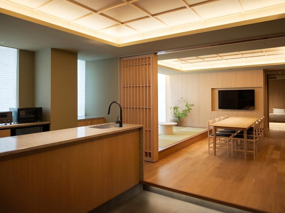 Living room, Dining area, kitchen