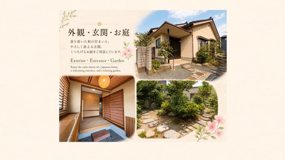 Property building, Garden view