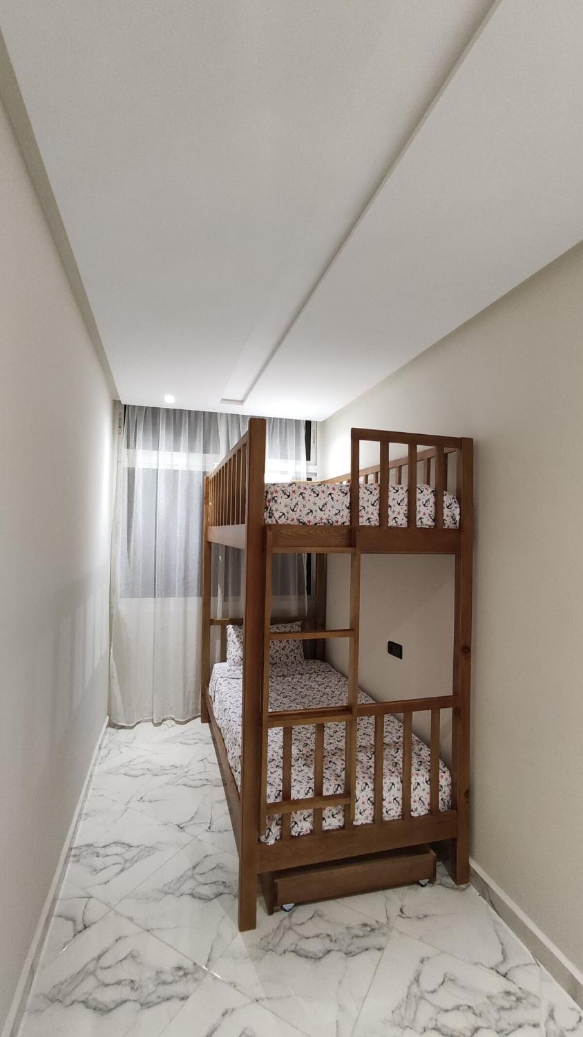 Bed, Photo of the whole room, Bedroom, bunk bed