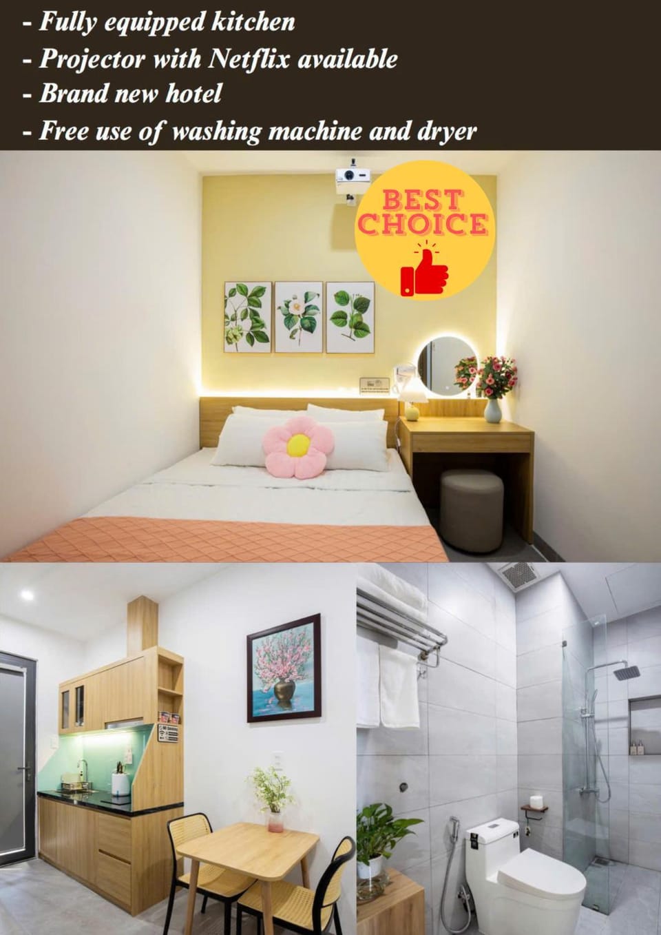 Shower, Bed, Bedroom