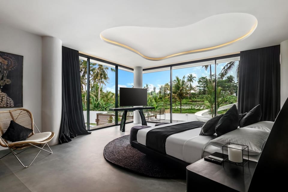 Bed, View (from property/room), Bedroom, internet, air conditioner