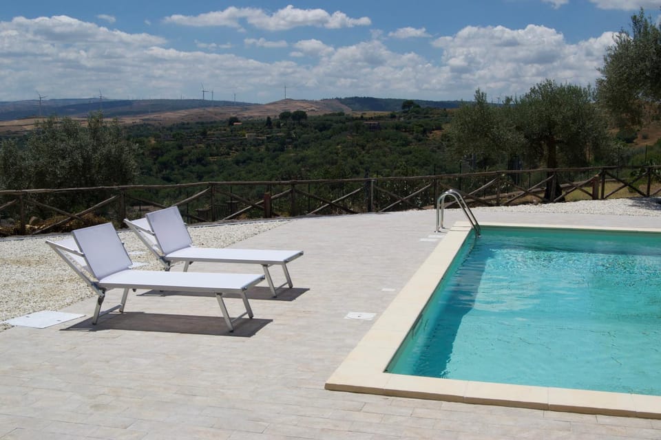 Natural landscape, Pool view, sunbed