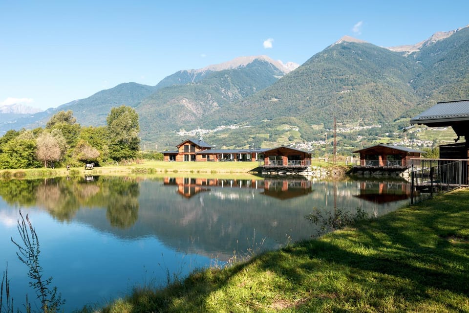 Property building, Day, Natural landscape, Lake view, Mountain view
