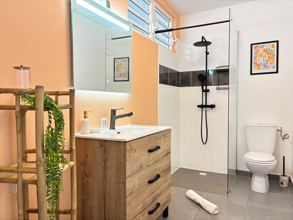 Shower, Toilet, Bathroom, towels