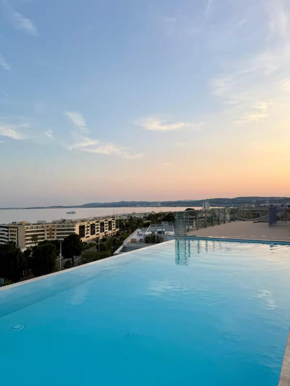 Day, Natural landscape, Pool view, Sea view, Swimming pool, Sunrise, Sunset