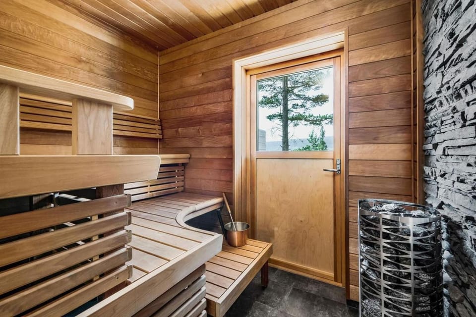 Sauna | Engine heater outlet | Terrace House in Sweden