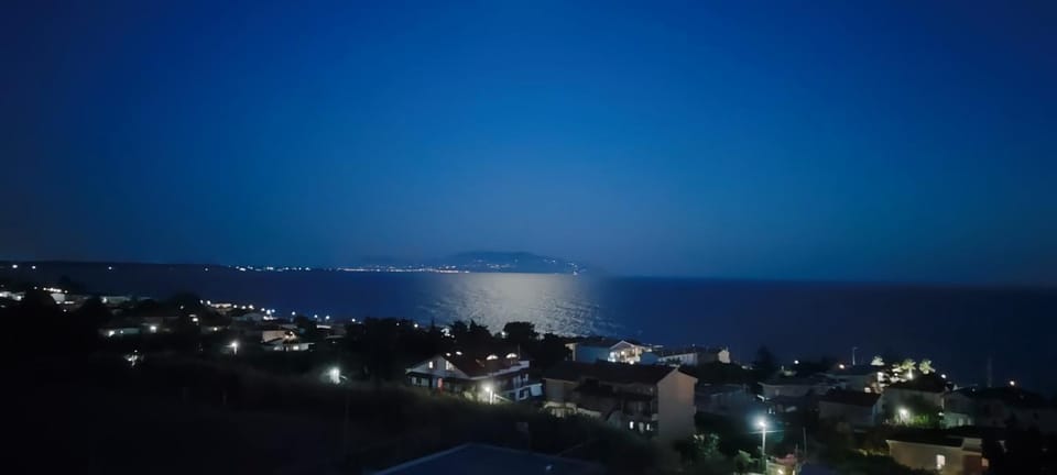 Night, Natural landscape, Sea view