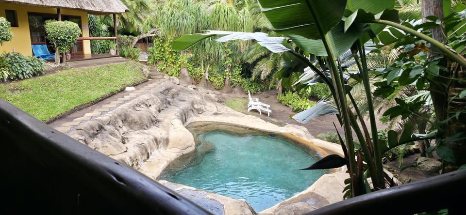 Spring, Day, Natural landscape, Garden, Garden view, Pool view, Swimming pool