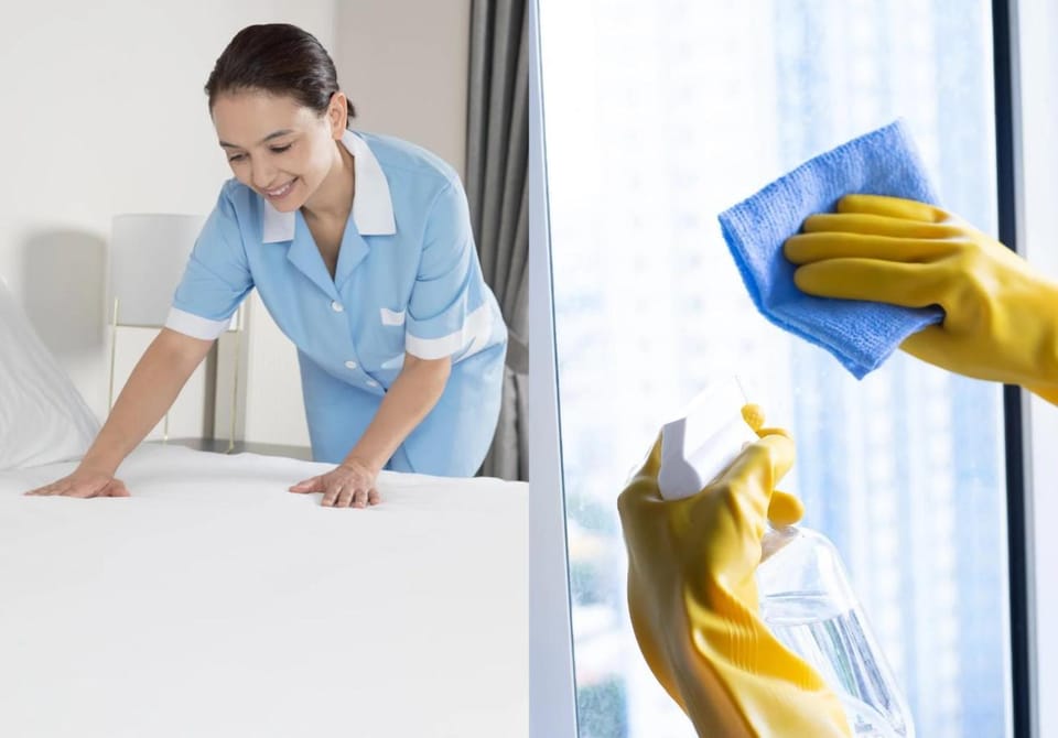 Bed, room service