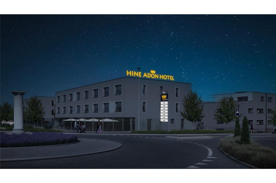 Property building, Night, Street view