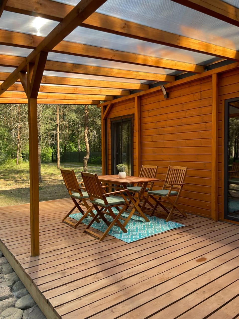 Property building, Patio
