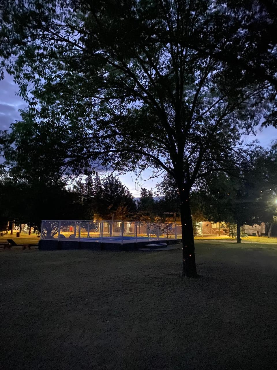 Night, Natural landscape, Garden view