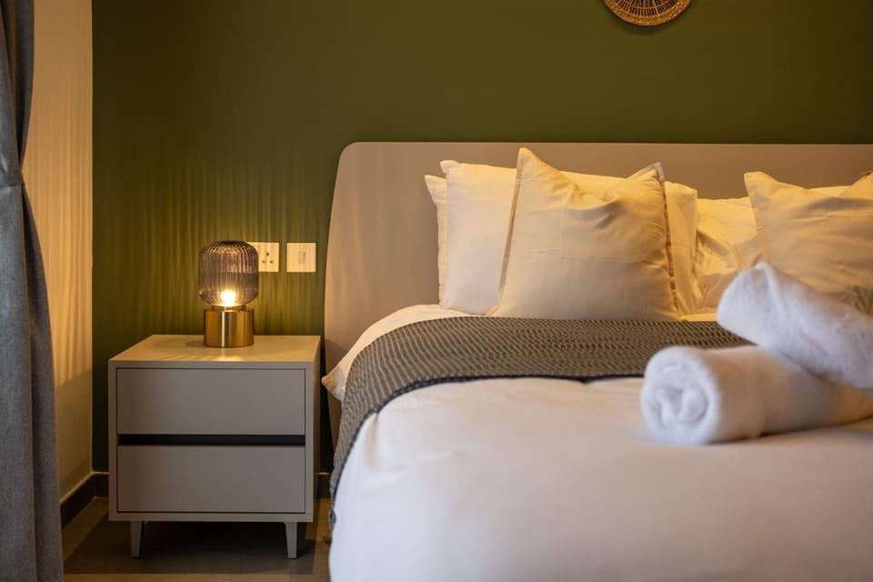 Bed, Decorative detail, Bedroom, towels, towels, air conditioner, air conditioner