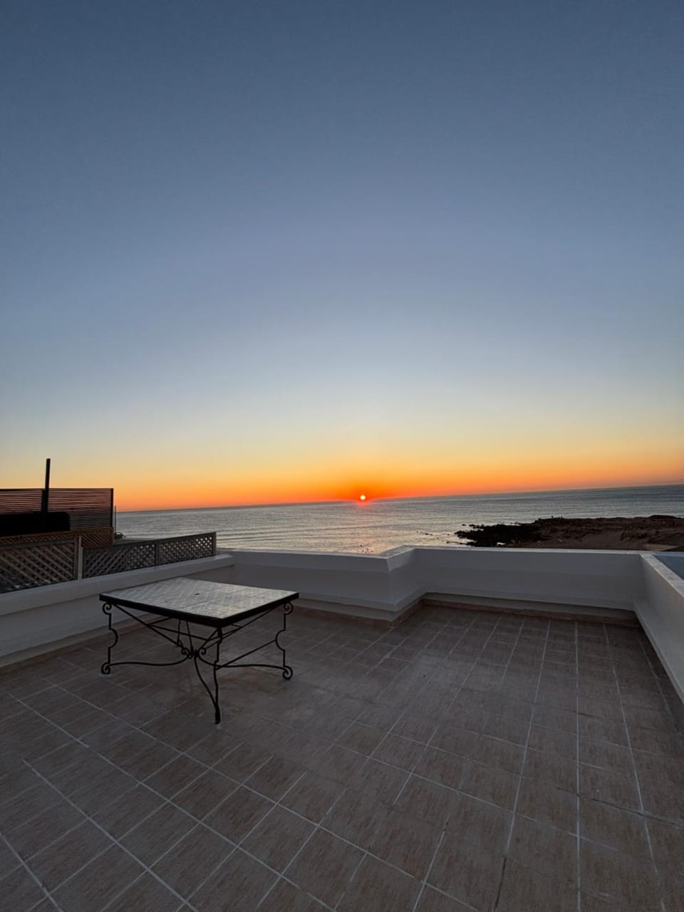 Natural landscape, Balcony/Terrace, Sea view, Sunset
