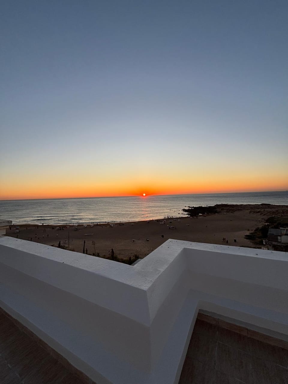 Beach, Sea view, Sunset