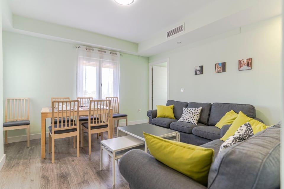 Living room, Seating area, Dining area