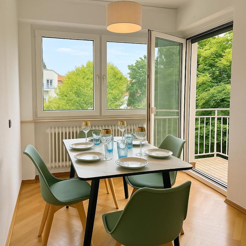 Elegante Designwohnung mit Balkon 15min Airport und Parken Apartment in Offenbach