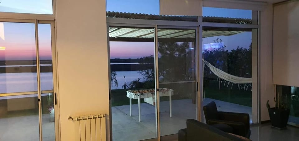 Dining area, River view, Sunset