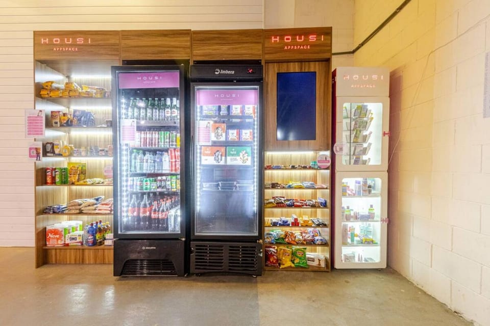 Area and facilities, vending machine