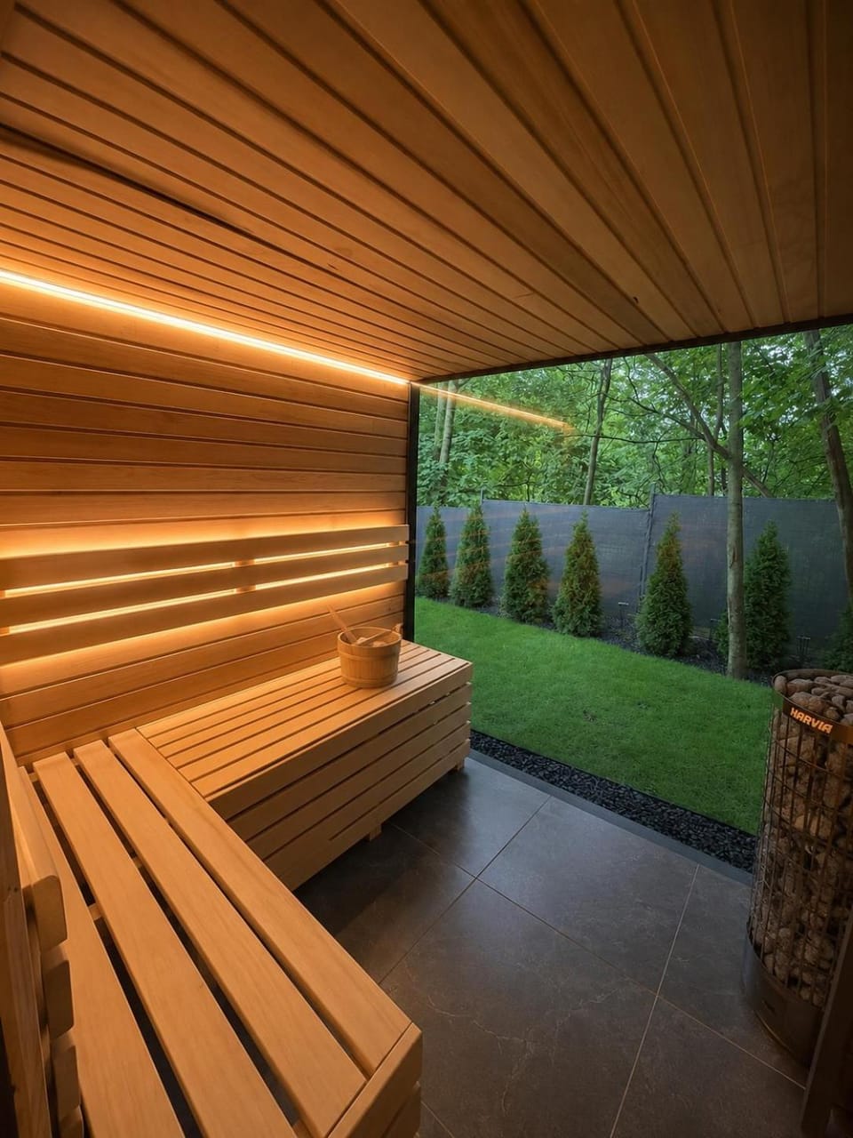 Garden, Sauna