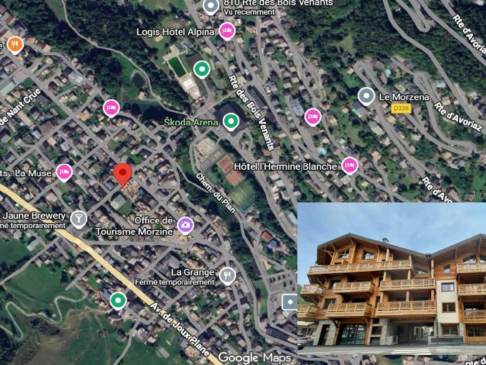 Hypercentre Morzine, 3 ch / 7 pers, parking & balcon - FR-1-754-96 Apartment in Montriond