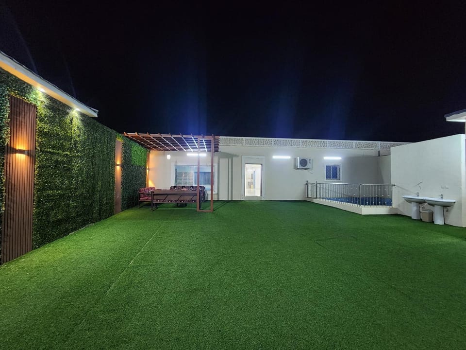 Property building, Patio, Night, Garden, Garden, Garden view