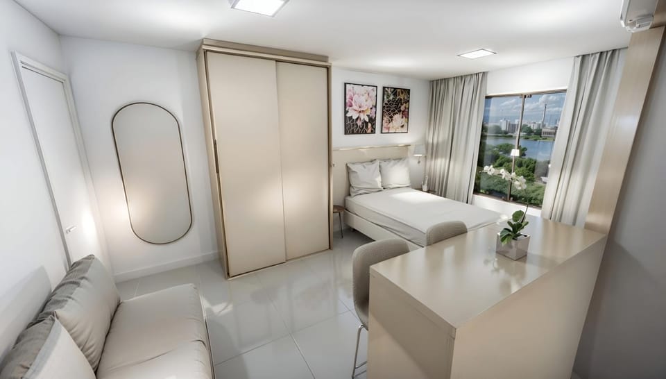 Bed, Photo of the whole room, Bedroom, wardrobe