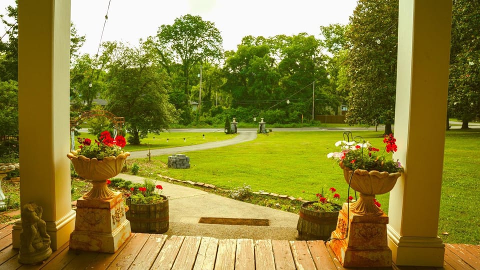 Natural landscape, Garden, Garden view