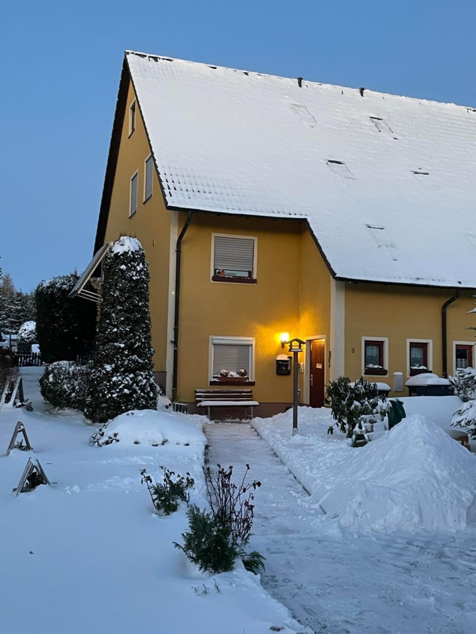 Property building, Winter