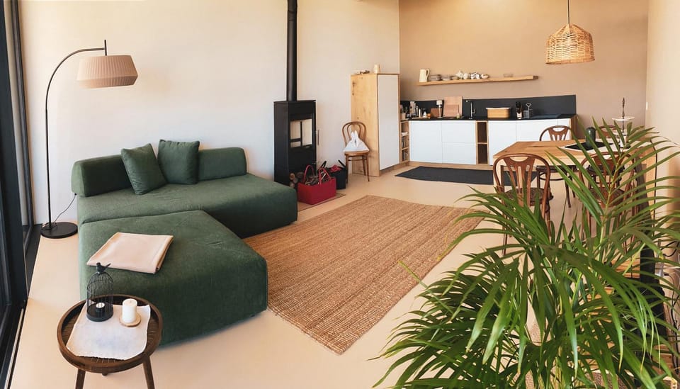 Kitchen or kitchenette, Living room, Dining area