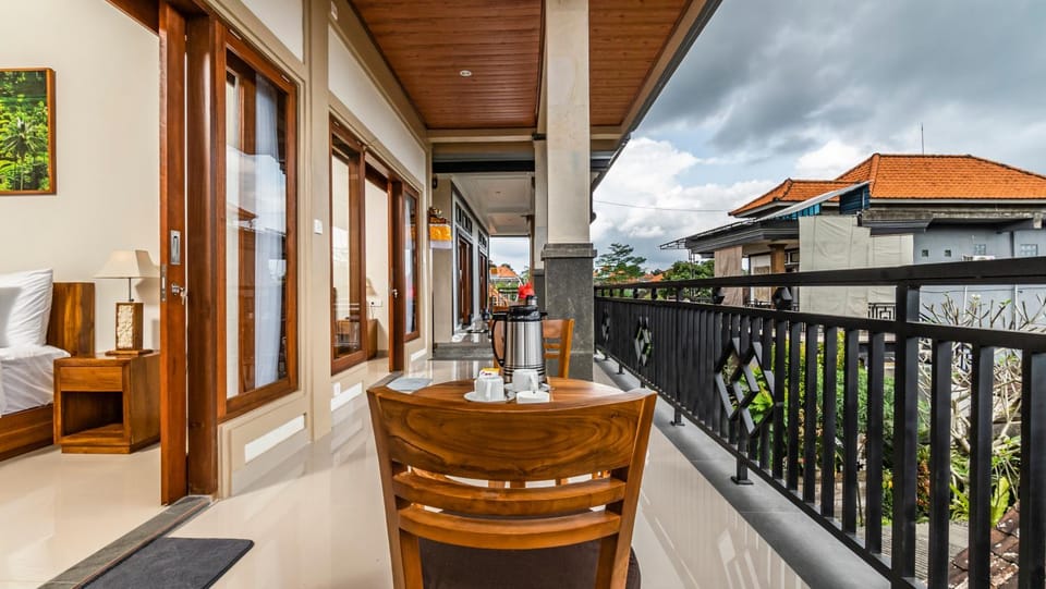 Property building, Patio, Day, View (from property/room), Balcony/Terrace, Living room, Seating area, Dining area
