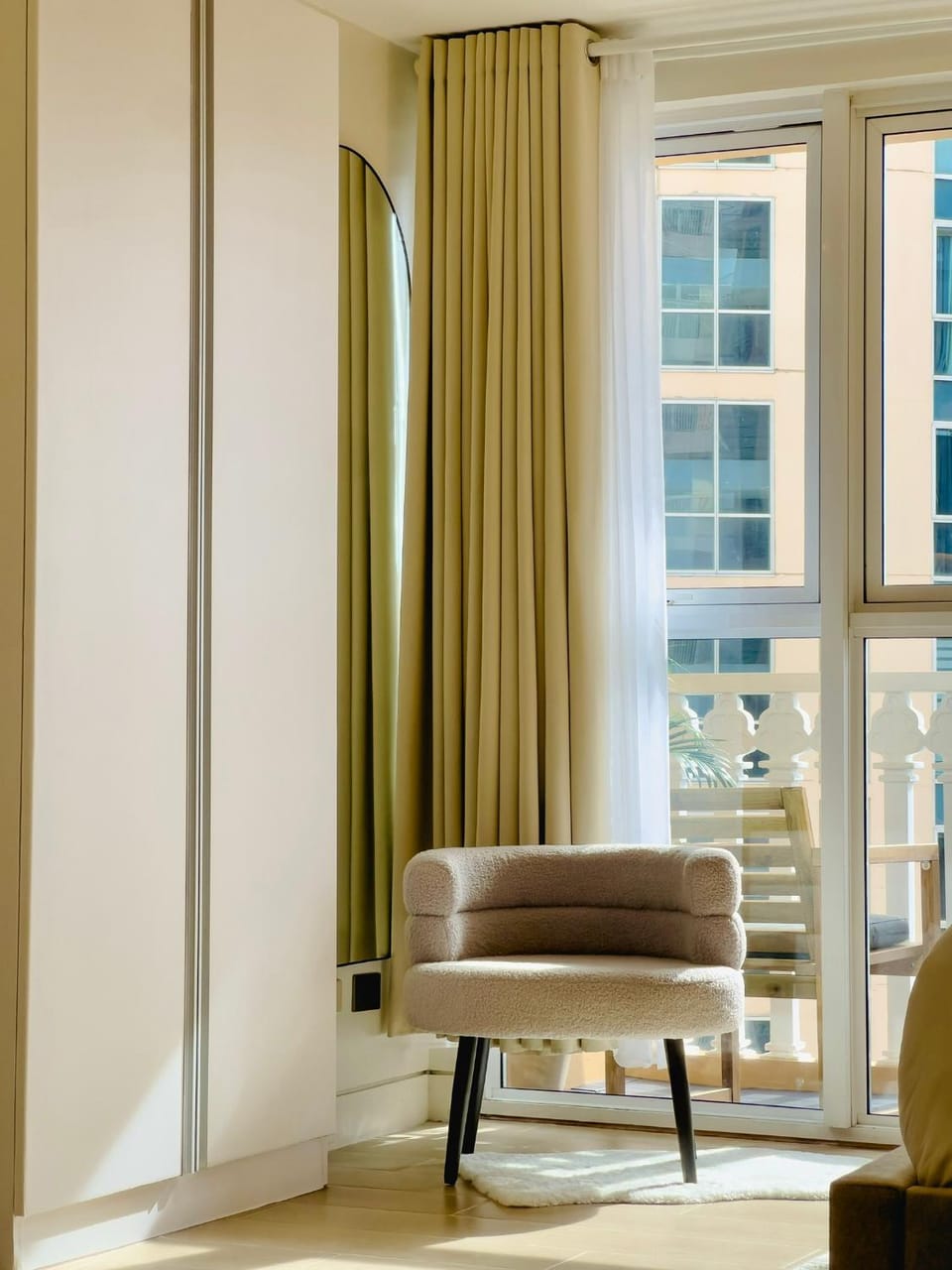 Living room, Seating area, Bedroom
